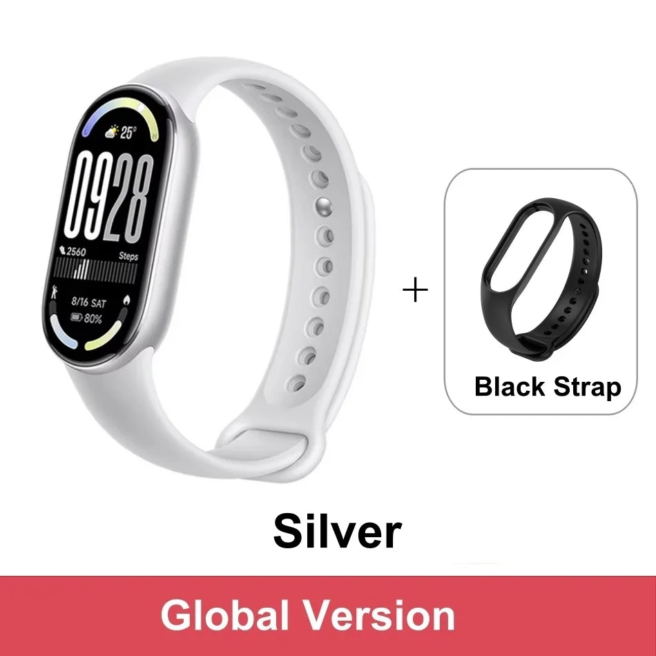 Xiaomi Mi Smart Band 10 Global Version 1.72" AMOLED Health Monitoring 21 Day Battery 5ATM Waterproof Smartwatch Sports Bracelet
