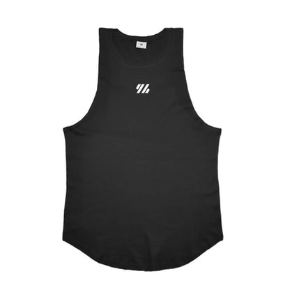 Mens Running Loose Vests Bodybuilding Muscle Tank Tops Gym Workout Fitness Sleeveless Shirts Summer Cotton Breathable Undershirt