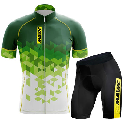 RCC MAVIC Pro Team Cycling Jersey Set Cycling Clothing Summer Road Bike Shirts Suit Bicycle Bib Shorts MTB Ropa Ciclismo Maillot