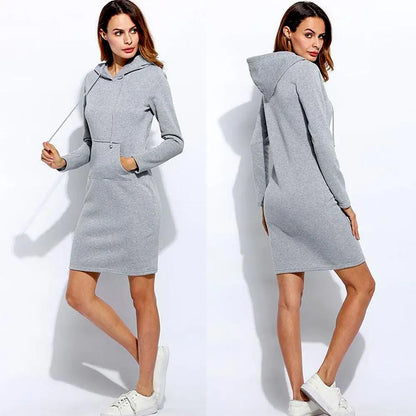 Faionable Hoodie Long Sve Dr Women&