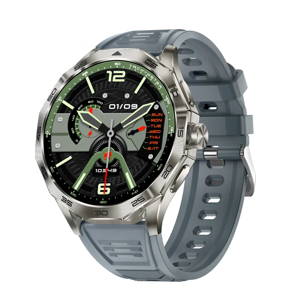 New Smart Watch Men Full Touch Screen GPS Bluetooth Call Flashlight Sports Activity Fitness Heart Rate Waterproof Smartwatch