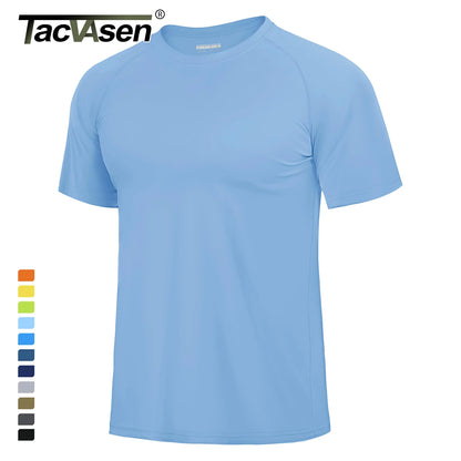 TACVASEN UPF 80+ Sun Protection T-shirts Men&