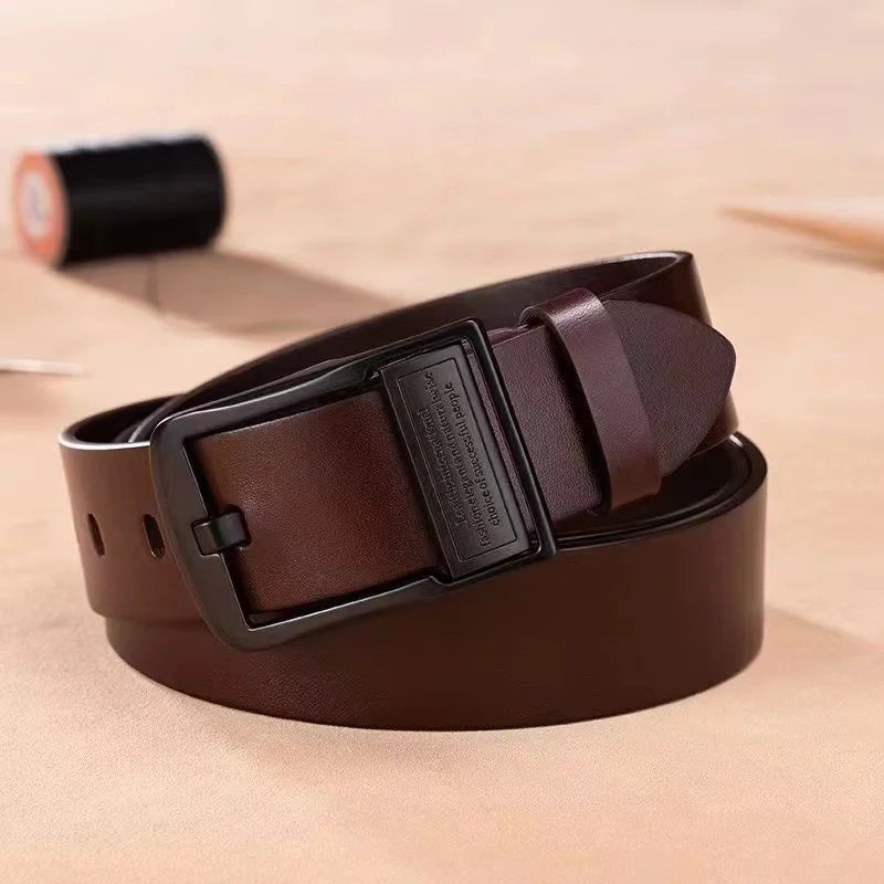 New Leather Cowhide Men&