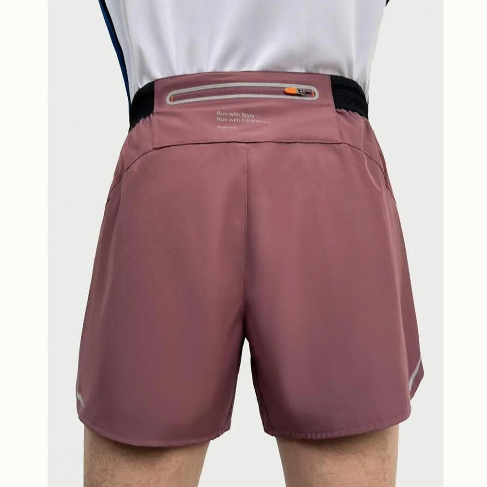 New Comb-woven Double-layer Running Shorts Men&