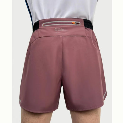 New Comb-woven Double-layer Running Shorts Men&