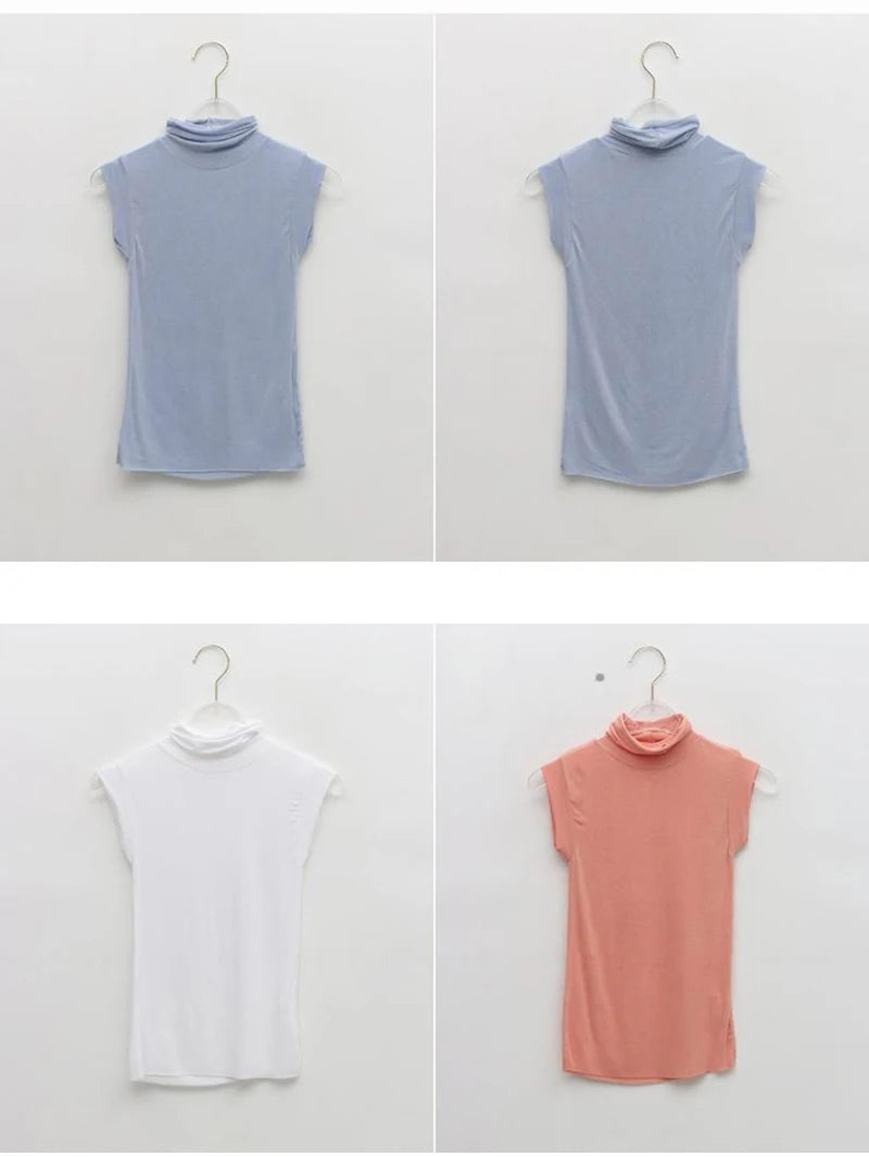 Solid Basic Long Sleeve Womens Tshirt Casual Black White Fashion Top T Shirt Ladies Fashion Korean See Through Tee Shirt