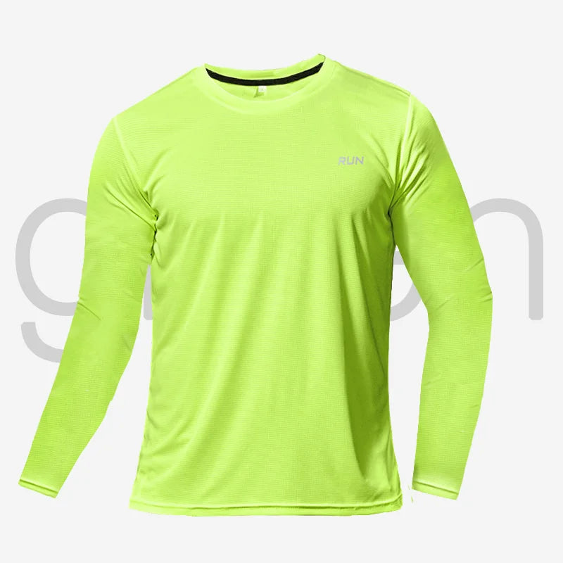Quick Dry Lightweight Tops Men Long Sleeves T-Shirt Running Fitness Outdoor Sport Shirt Gym Clothing Men Ropa Deportiva Hombre