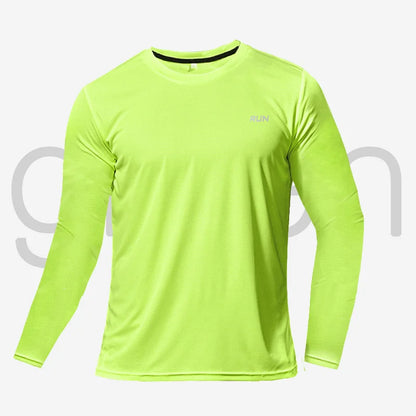 Quick Dry Lightweight Tops Men Long Sleeves T-Shirt Running Fitness Outdoor Sport Shirt Gym Clothing Men Ropa Deportiva Hombre