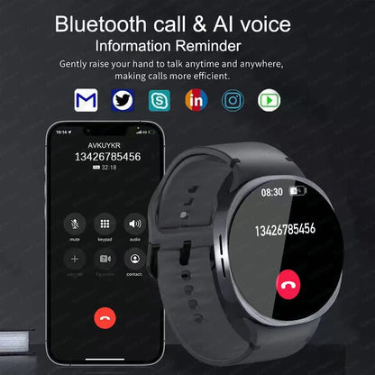 2026 New Watches 8 Mini GPS Track Smart Watch For Men Women Health Sport AMOLED Heart Rate Bluetooth Call Waterproof Smartwatch