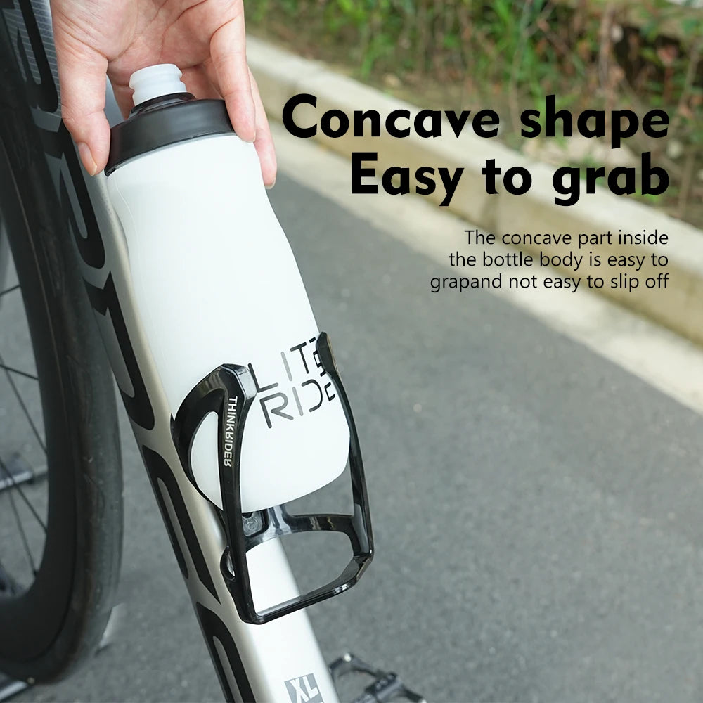 LITERIDE 610ml/710ml Bicycle Bottle MTB Road Bike Water Bottle Outdoor Sports Plastic Portable Large Capacity Drink Cycling