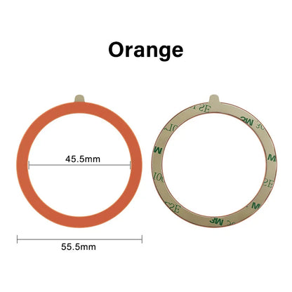 Universal Magnetic Mobile Phone Ring for Magsafe Accessories Metal Sticker Wireless Charger Iron Plate Sheet for iPhone 12 13 14