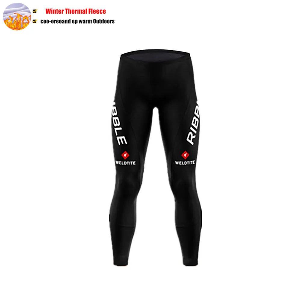 2027 Winter Thermal Fleece Cycling Clothes Long Sleeve Uniform Costume Sport Bike MTB Fleece Jersey Sports Set Bicycle Clothing