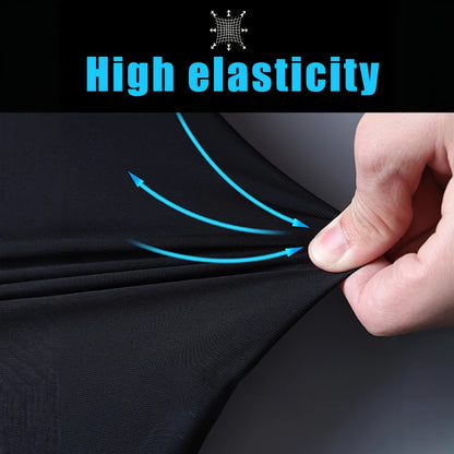 Men High Elasticity Ice Silky Joggers with Zipper Pockets Breathable Stretchy Athletic Pants for Running Gym and Outdoor Activit