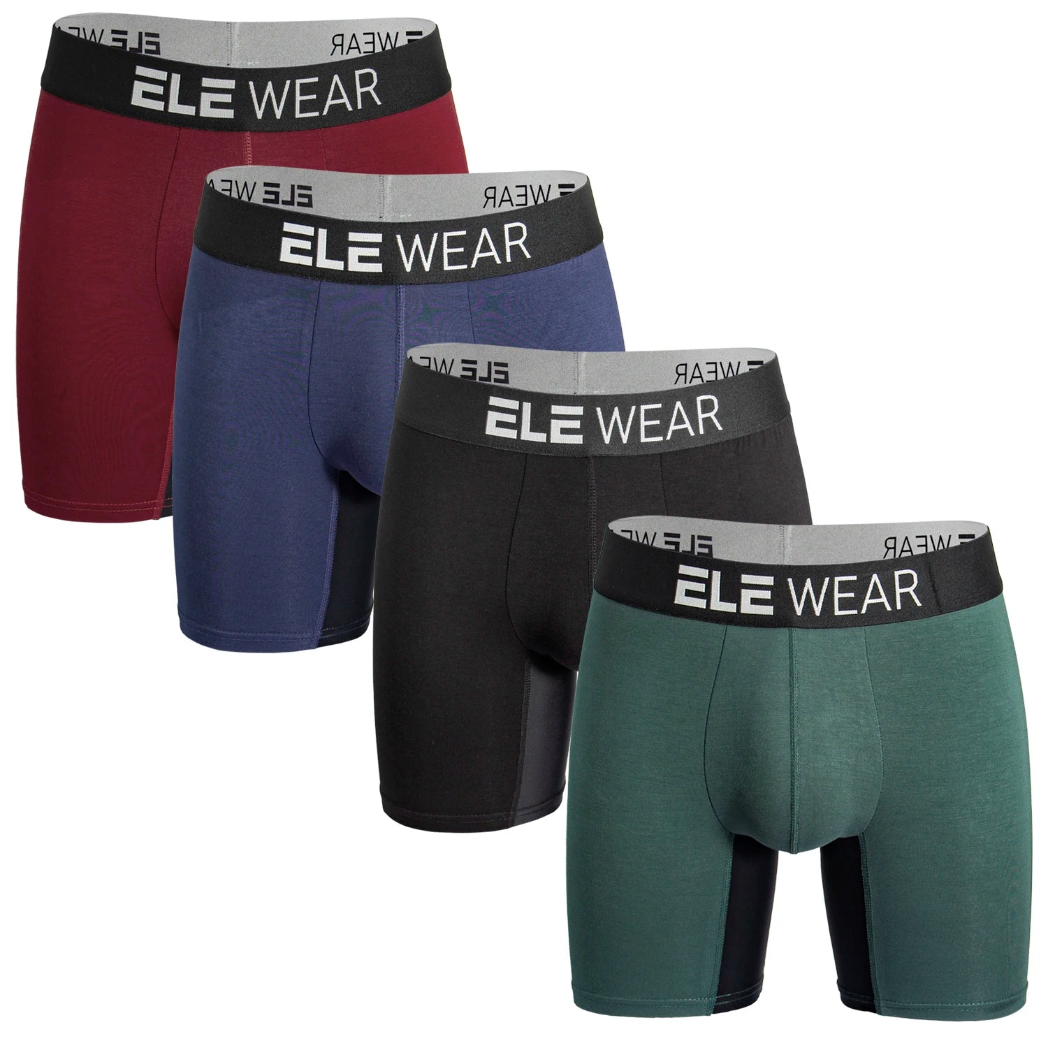 4 pcs Bamboo Men Underwear Boxers Breathable Mens Boxershorts Men&