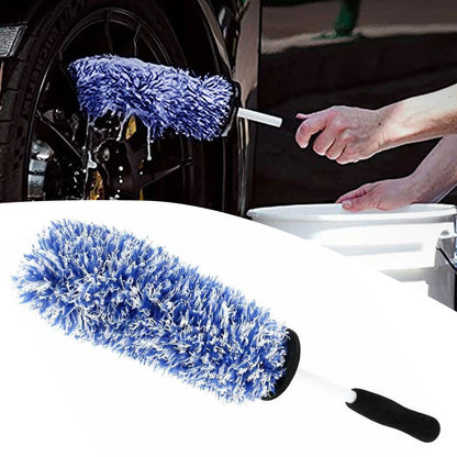 3/1Pcs Car Wash Wheel Brush Kit Flexible Car Detailing Brushes Non-Slip Easy To Cleaning Rims Spokes Wheel Barrel Car Accessorie