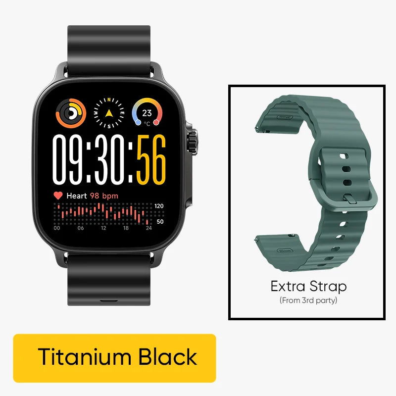 realme Watch 5 Smart Watch Global Version 1.97" AMOLED Display Sports &amp; Health Monitoring 14-day Battery Life IP68 Bluetooth 5.3
