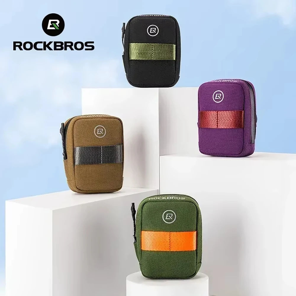  ROCKBROS Mini Bicycle Saddle Bag Lightweight Small 0.35L Bike Bag Portable Hand Bags Cycling Tail Bag Universal for All Bike