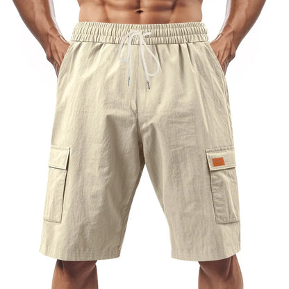 2026 Cross-border linen shorts men&