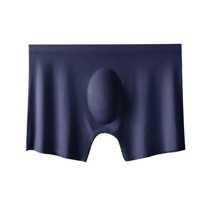 1pc Mens Boxers Shorts Ice Silk Men Panties Seamless Sexy Underwear Man Underpants Panties Male Antibacterial Breathable Briefs
