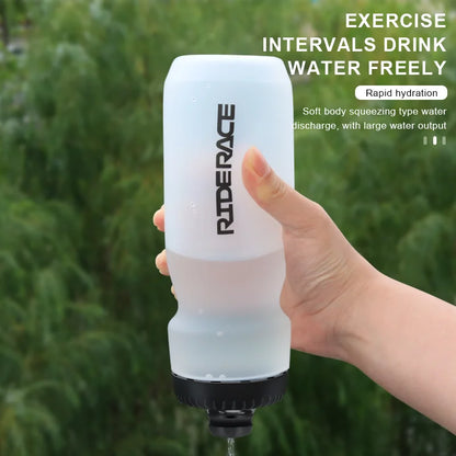RIDERACE Sports Water Bottle 550ML 650ML PP5 Ultra-Light Outdoor Running Cycling Squeeze Mug Bicycle Kettle Portable Bike Cup