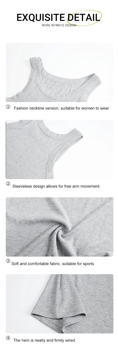 Summer Tight Tank Top Breathable And Comfy Sleeveless Ves For Women&