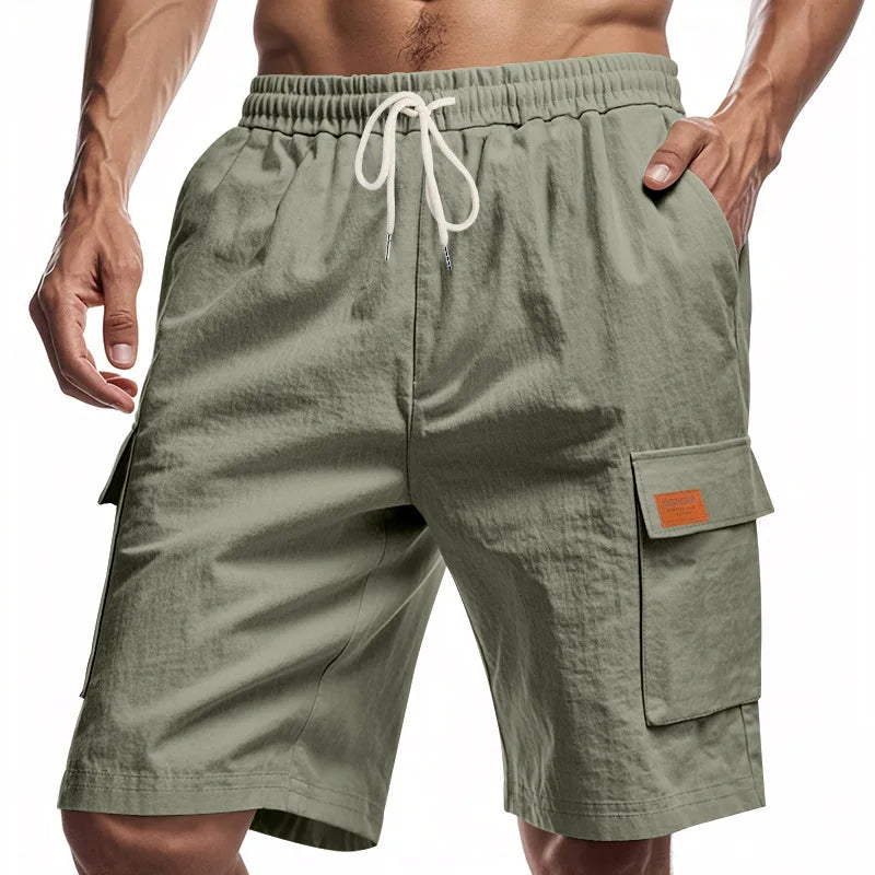 2026 Cross-border linen shorts men&