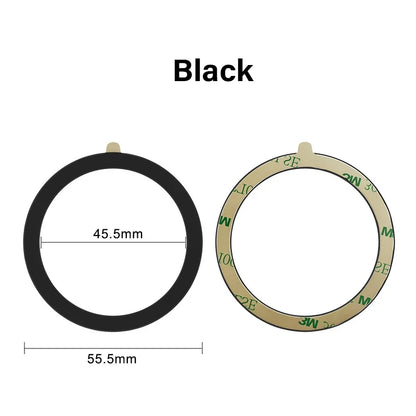Universal Magnetic Mobile Phone Ring for Magsafe Accessories Metal Sticker Wireless Charger Iron Plate Sheet for iPhone 12 13 14