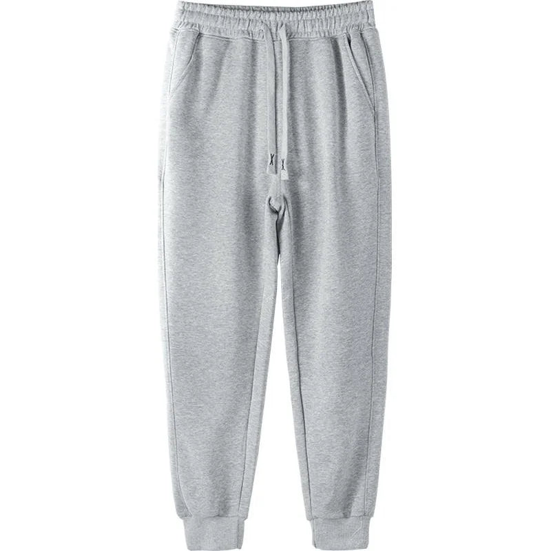 Mens Casual Pants Spring Autumn Sweatpants Men Running Jogger Sports Gym Trousers Fashion Solid Workout Basic Long Pants M-5XL
