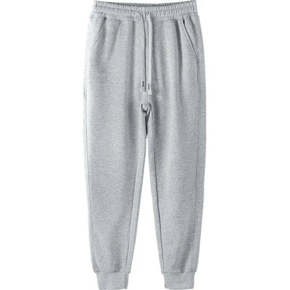 Mens Casual Pants Spring Autumn Sweatpants Men Running Jogger Sports Gym Trousers Fashion Solid Workout Basic Long Pants M-5XL