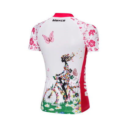 2023 Cycling Jersey Woman Outfits Summer Short Sleeve Clothing Quick Dry Breathable Women&