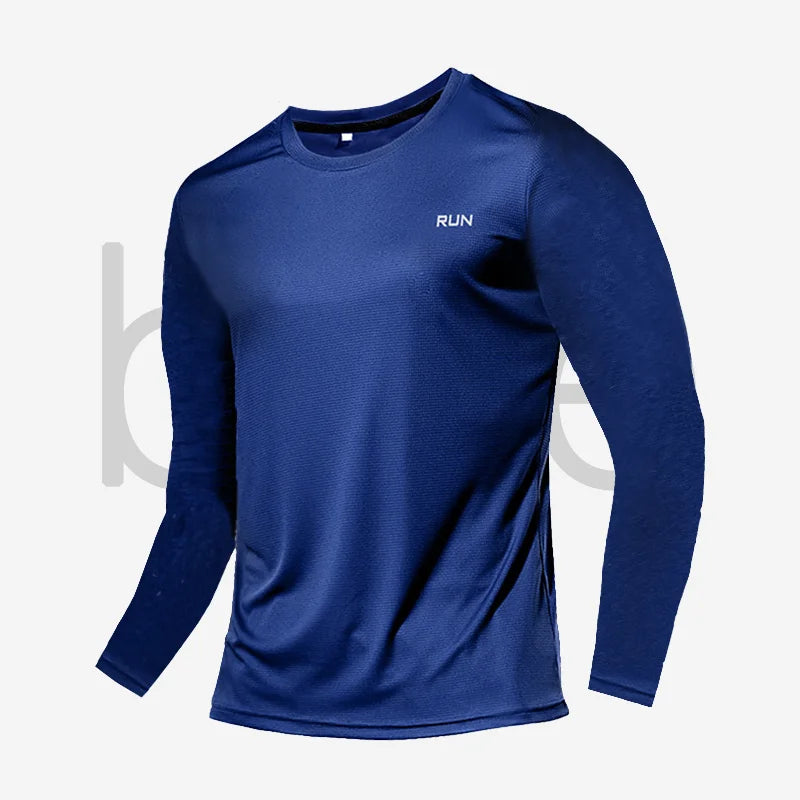 Quick Dry Lightweight Tops Men Long Sleeves T-Shirt Running Fitness Outdoor Sport Shirt Gym Clothing Men Ropa Deportiva Hombre