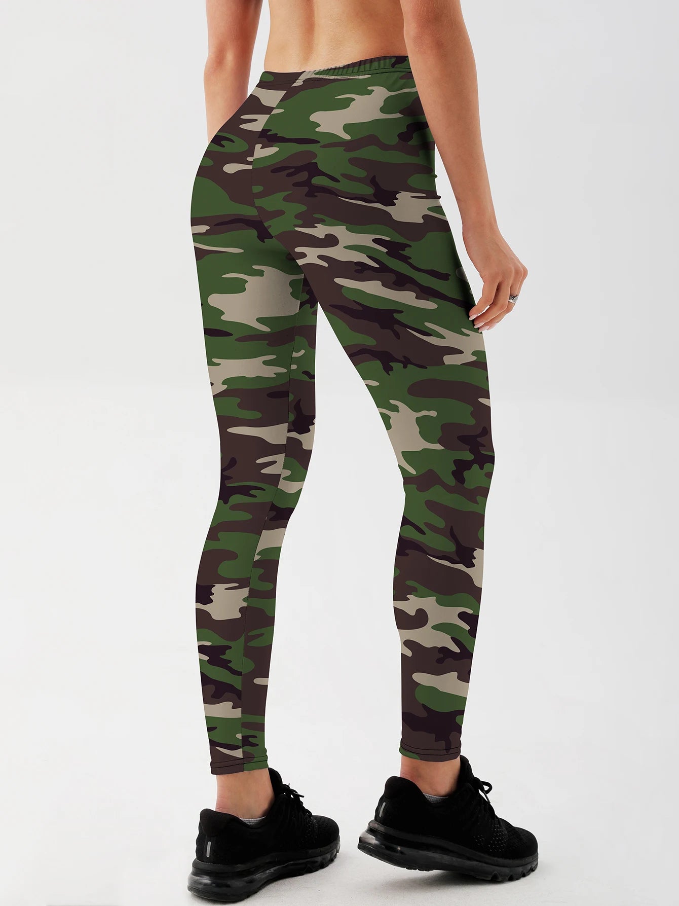 Fashion Women camouflage Leggings For Fitness High Waist Gym Legging Push Up Women navy Leggings