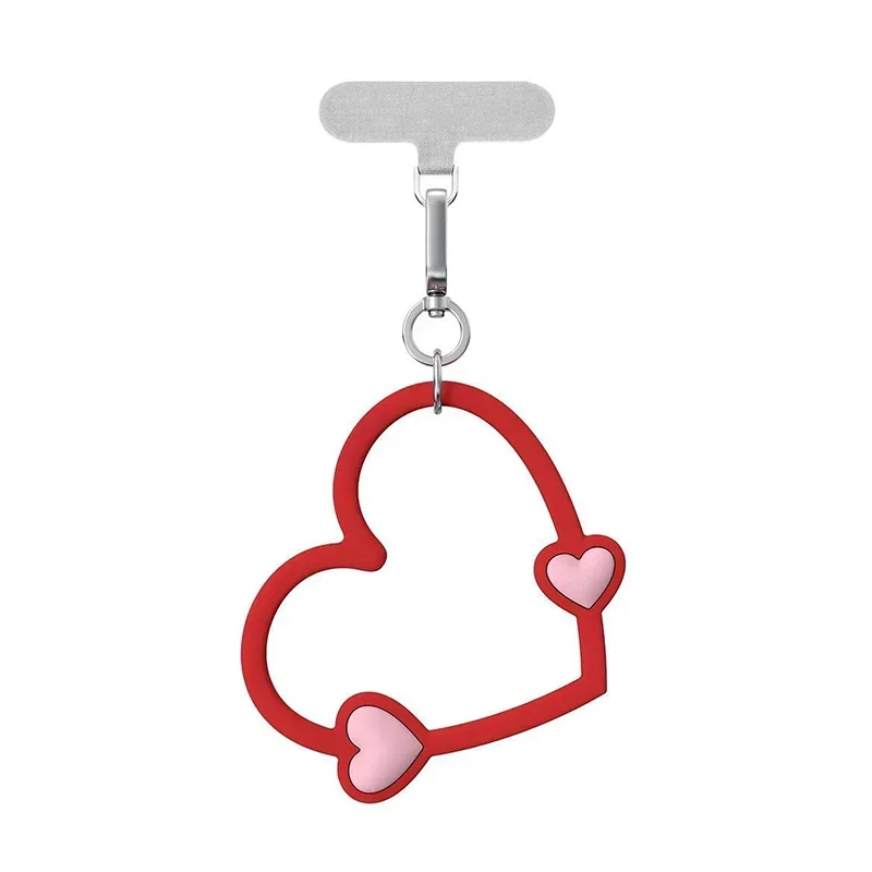 DIY Mobile Phone Accessories Hook Sticker Phone Charm Lanyard Pendant for iPhone for Galaxy Case Decoration