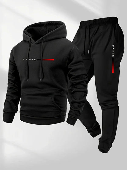 Printed sportswear set (men&