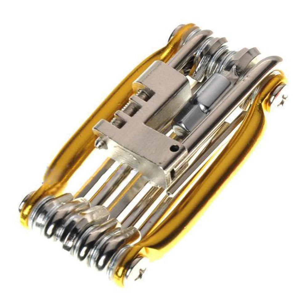 11 in 1 Bicycle Repair Tool Kit MTB Road Bike Wrench Screwdriver Chain Hex Spoke Multifunction Bicycle Repair Set Cycling Tool
