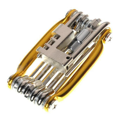 11 in 1 Bicycle Repair Tool Kit MTB Road Bike Wrench Screwdriver Chain Hex Spoke Multifunction Bicycle Repair Set Cycling Tool