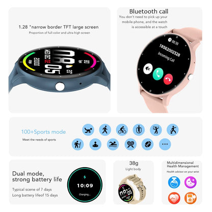 2025 New Sport Smartwatch Men Sports Fitness Wristband IP68 Waterproof Voice Assistant Bluetooth Call SmartWatch For Android IOS