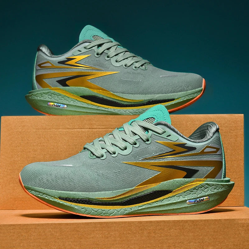 New Running Shoes Men Casual Carbon Board Marathon Sports Breathable Lightweight Women&