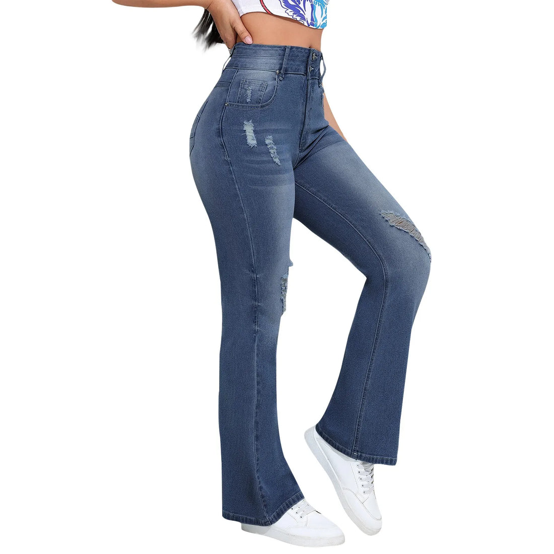 Flared Jeans For Women Bell Bottom Jeans For Women Straight Leg Jeans For Women Plus Size Work Pants Baggy Jeans Pantalones Muje