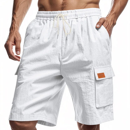 2026 Cross-border linen shorts men&