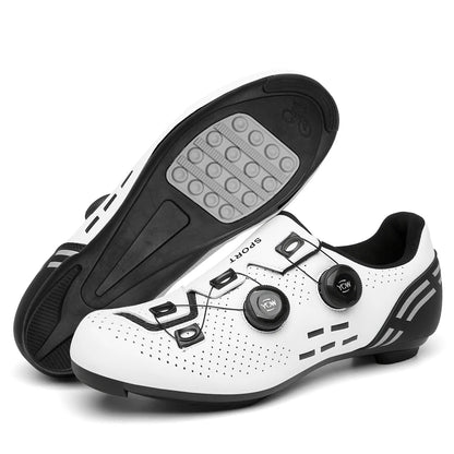 Mens Cycling Shoes Anti-slip Mountain Bike Shoes Unisex Road Cycling Sneakers Racing Shoes Outdoor Womens Bicycle Sneakers Mtb