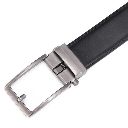 Unisex Click Belts for Men Luxury Brand Designer Fashion Automatic Buckle Genuine Leather Men&
