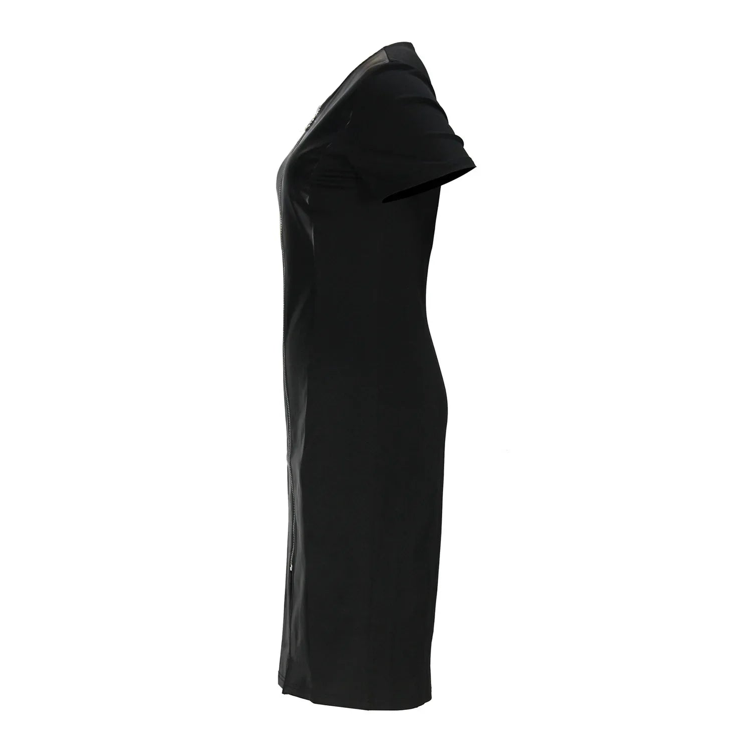 Plus Size Spring Trendy Light Maturity Sexy round Neck Breathable Front Opening Large Size Dress Skirt Chinese Brand Women&