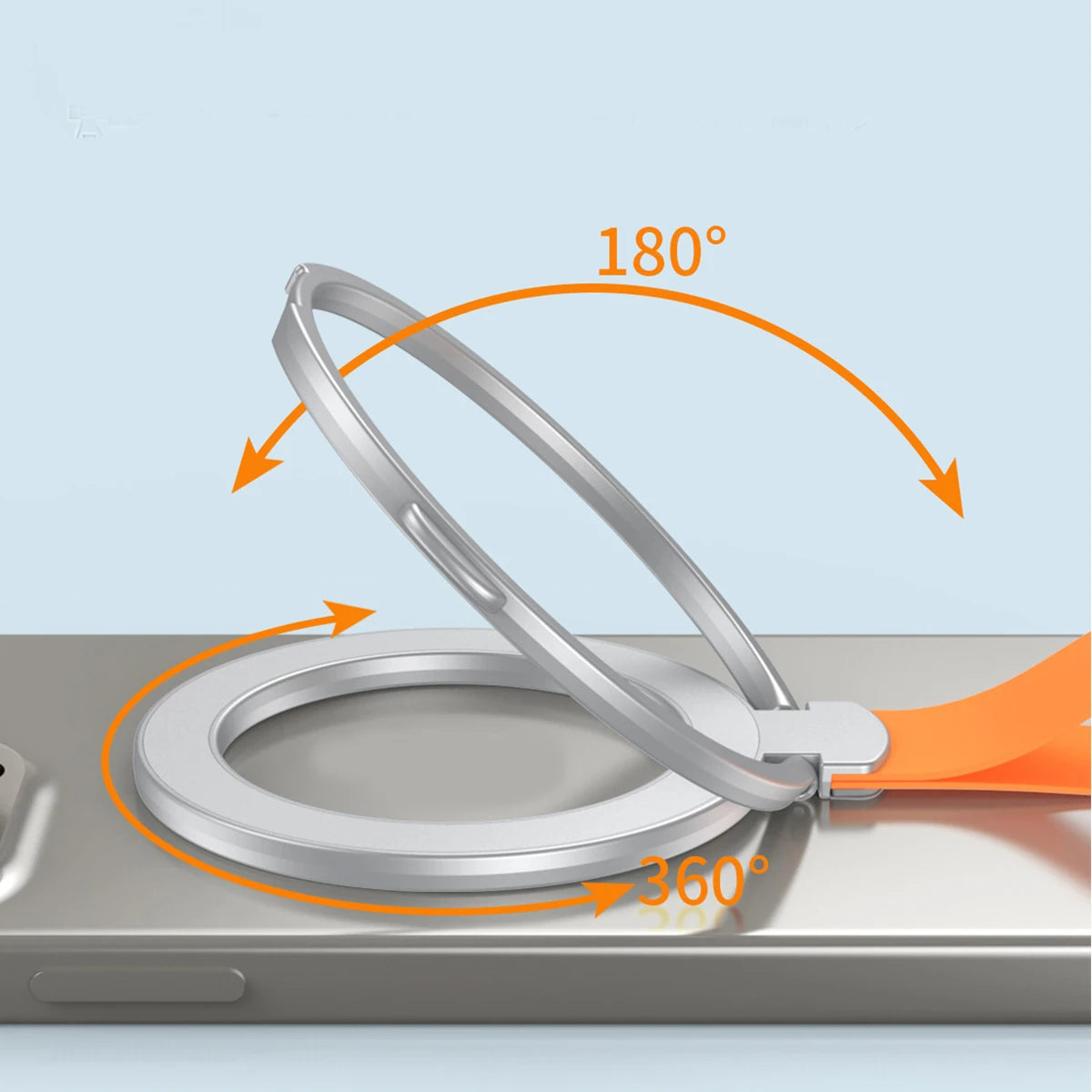 Strong Magnetic Mobile Phone Holder For Magsafe Accessories Magnet Stand With Strap Bracket Portable Bracket For iPhone 17 16 15