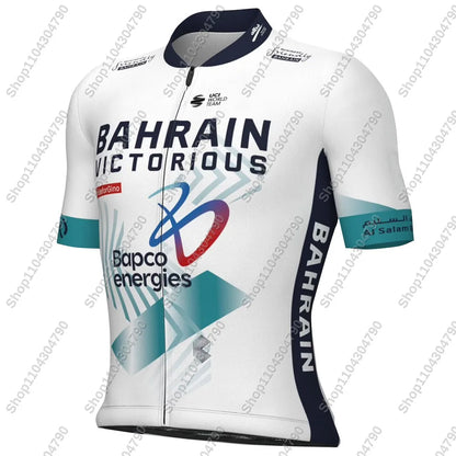 2026 Bahrain Victorious Team Cycling Jersey Set Summer Men Clothing Road Bike Shirts Suit Bicycle Bib Shorts MTB Ropa Maillot