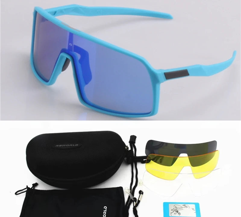 Polarized Cycling Sunglasses Sport Road MTB Mountain Bike Glasses Men Women Bicycle Eyewear Goggles Sun Protection
