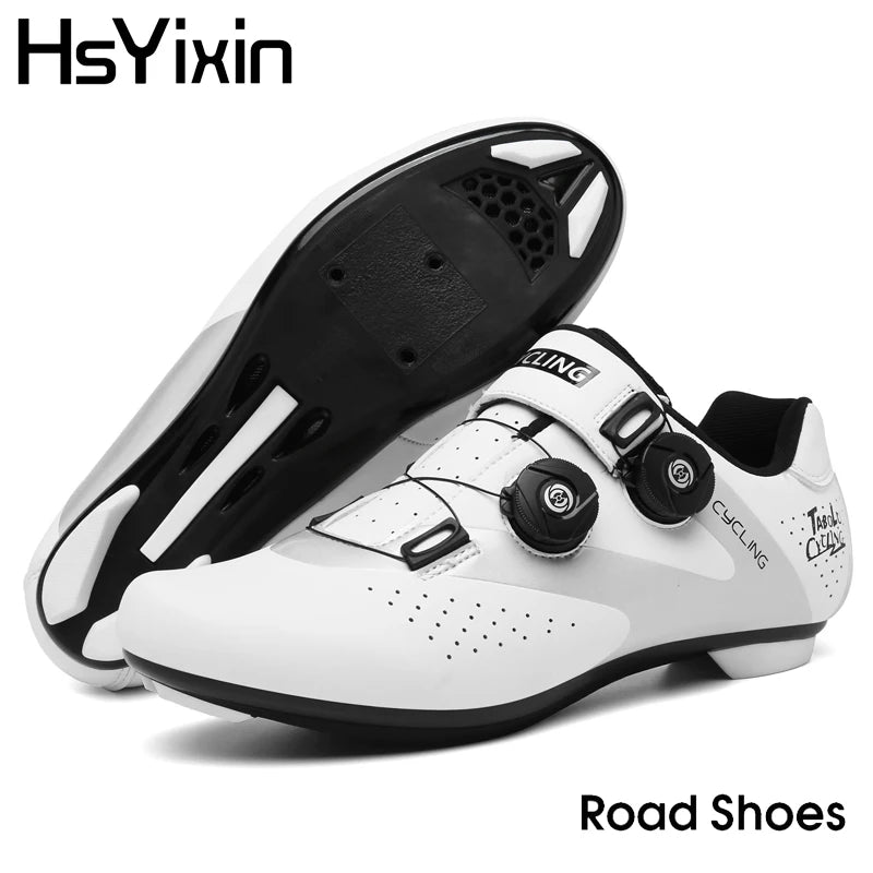 Professional Cycling Shoes Road Bike Men Racing Race Self-locking Speed Bike Sneakers Women Spd Non-slip Flat MTB Cycling Shoes