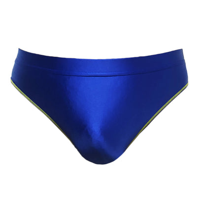 XcloCKNYoung satin glossy men underpants oily shiny solid color shiny breathable sports briefs Silk High elasticity briefs