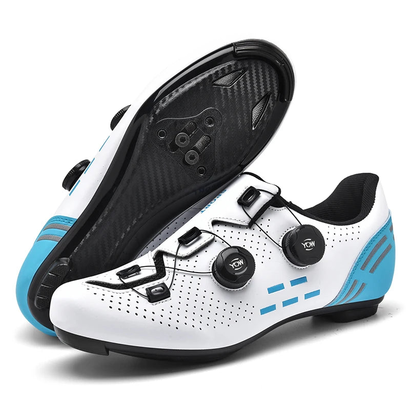 Mens Cycling Shoes Anti-slip Mountain Bike Shoes Unisex Road Cycling Sneakers Racing Shoes Outdoor Womens Bicycle Sneakers Mtb