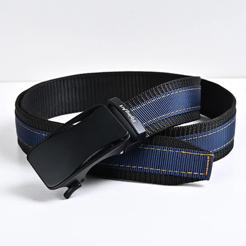 3.5cm Automatic Buckle Belt Jeans Belts For Man Designer Belts Fashion Belts Man Belt Buckle Military Accessories Mens Belt
